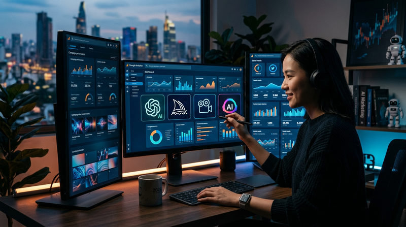Tổng Hợp Các Công Cụ AI Đắc Lực Nhất Cho Marketer 2026