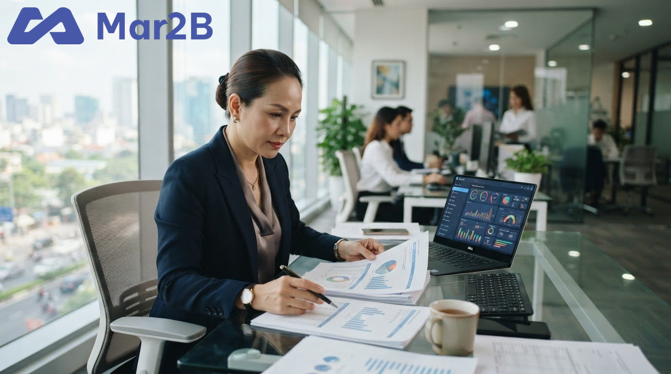 chi phí marketing chiếm bao